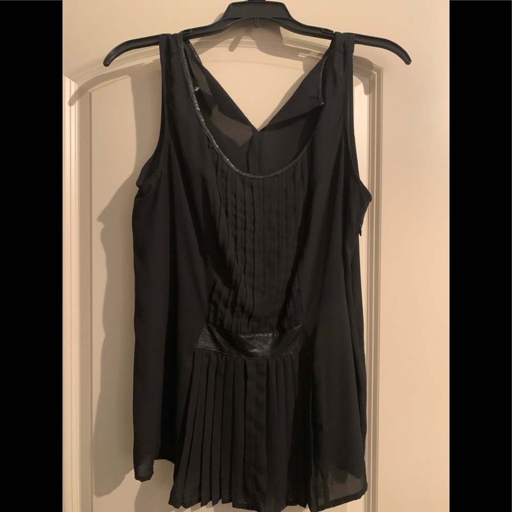 Sexy black dress top